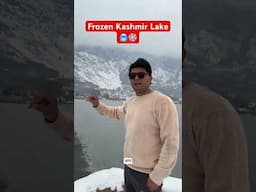 Kashmir Dal lake Freeze 31 december  #kashmirinwinters #kashmirsnowfall #kashmirtourism