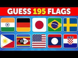 Guess All the 195 Flags of the World 🚩 | Guess the Country Flag Quiz 2025