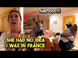 We Flew to France to Surprise Her! (TERRIFYING Reaction)