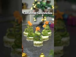 Christmas Sandwiches 🎄 #shorts #partystarter #christmas