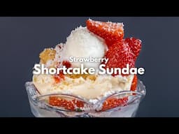 Strawberry Shortcake Sundae