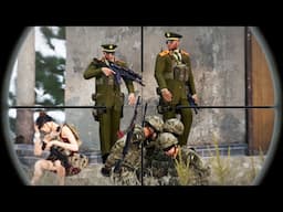 Russian General Simonov killed while executed Prisons by Ghost Sniper Arma-3