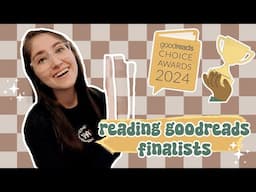 Reading Books From the 2024 GoodReads Finalists 🏆 reading vlog 008