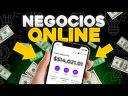 💸 10 IDEAS De Negocios Rentables Por Internet 💻 Mis Negocios Online