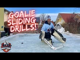 Hockey Goalie Sliding Drills!