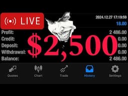 Live $2,500 money printing in minutes Forex Scalping