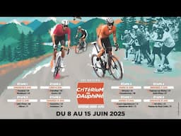 Critérium du Dauphiné 2025 : Le parcours / The route