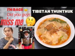 How to make Tibetan Thenthuk-Thukpa recipe-Hand pulled Noodle 🍜