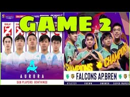 GAME 2 AURORA PH VS TEAM FALCON | Snapdragon Mobile Challenge Group Stage