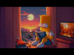 Sunset Reading Bliss 📖 Chill Beats [ Lofi Peaceful Relaxing Vibes ]