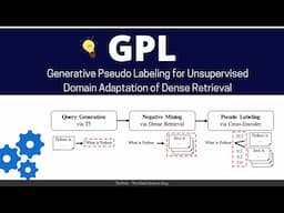 GPL: Unsupervised Training of Sentence Transformer Embeddings (Paper Summary)