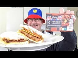 Lidl Hot Honey Pork Sausages ~ Sausage & Hash Brown Sandwich ~ Food Idea / Food Review