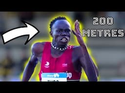 He Smashed the 200 Meter Record