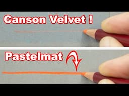 Canson Velvet PROBLEM! - Pastel Pencil Skipping - NOT Working - Jason Morgan