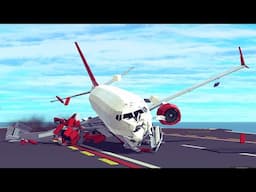 Satisfying Airplane Crashes, Air-to-Ground attacks 😱 Besiege