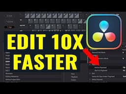 How To Edit 10x Faster In DaVinci Resolve | Custom Keyboard Shortcuts