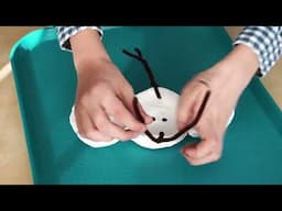 DIY Snowman Pinch Pot - how to make a pinch pot