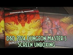 D&D 2024 Dungeon Master's Screen Unboxing