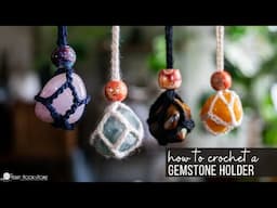 Gemstone Holder Crochet Pattern