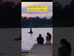 KOA New Bern Watching Sunset #shorts #short #camping #camp #campinglife #rvlife #northcarolina