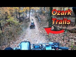 October Trail ride in the Ozarks! Honda Yamaha Polaris Can-am.