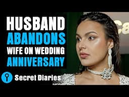 Husband Abandons Wife on Wedding Anniversary | @secret_diaries