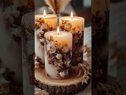 Candle designs #flowercandle #candleholder #candle