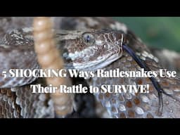 5 SHOCKING Ways Rattlesnakes Use Their Rattle to SURVIVE!