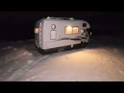 Stranded!  Winter Camping Stuck In Snow Blizzard