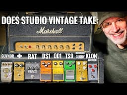 How does Marshall Studio Vintage take the 8 Classic Overdrives & Distortions?