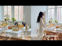 WEDDING SERIES | bridesmaids proposal, pack my boxes, meet the bridesmaids!