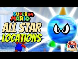 Snowmans Land All Star Locations 100%! Super Mario 64 (3D Allstars) Gameplay Walkthrough