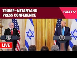 TRUMP LIVE | President Trump And Israeli PM Netanyahu Hold Joint Briefing