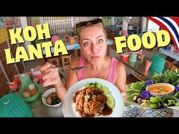 Best Thai food in KOH LANTA Thailand 🇹🇭 BEST FOOD SPOTS YOU CAN'T MISS