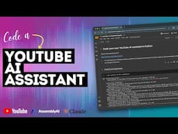 Code your own YouTube AI assistant in Python