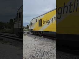 Florida Brightline Melbourne FL ##train #railroad #brightline