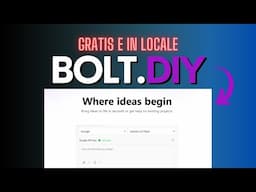 Bolt.DIY è incredibile 🤯 GRATIS e in LOCALE sul tuo PC + Gemini 2.0 (API GRATUITA) [Tutorial]