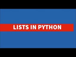 AI UNIT 4 INTRODUCTION TO PYTHON - LISTS IN PYTHON PART 1 LIST DEFINITION AND LIST CREATION