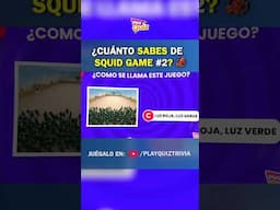 ¿Cuánto Sabes de SQUID GAME 2? 🦑👀 | Play Quiz Trivia