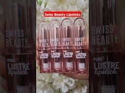 #SHORTS | Swiss Beauty Pure Lustre Lipsticks Review | #lipstick #viralshorts | Antima Dubey [Samaa]