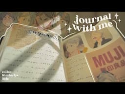 anime journal with me // collab with Kimberly’s Side // chat with me ☁️