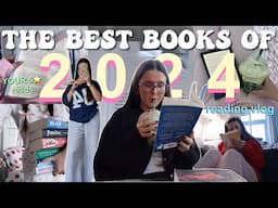 I read the ‘best’ books of 2024! 🫣📖💐 *reading vlog*