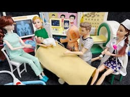 ASMR Barbie Pregnant Women Doctor Toys & Doctor Toys Set Unboxed: Medical Toy Fun!