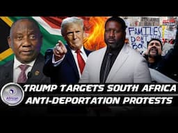 President Trump Targets South Africa, Migrants Wave Foreign Flags During Anti-Deportation Protests