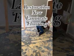 Fixer-Upper Renovations | Installing a Laminate Floor