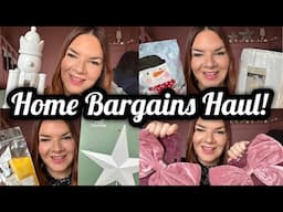 Home Bargains Christmas Haul | Home Bargains | What’s New In Home Bargains | Kate McCabe