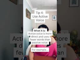 PhD Writing Secrets - Active voice can save your wordcount!