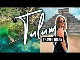 TULUM TRAVEL VLOG | Chichen-Itza, Cenotes, and Tulum Beach!