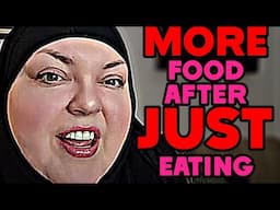 foodie beauty eats MORE food & CAN'T choose HOW to lose weight - livestream reaction