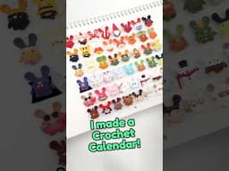 ASMR Crochet Chubby Bunny Calendar #crochet #asmrvideo #asmrsounds #amigurumi